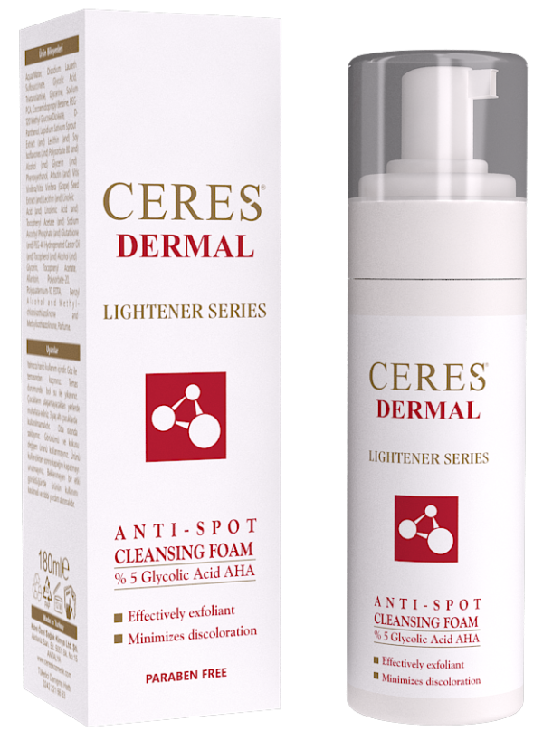 Ceres Dermal Lightener Series Brightening Cleansing Foam & Brightening Cream